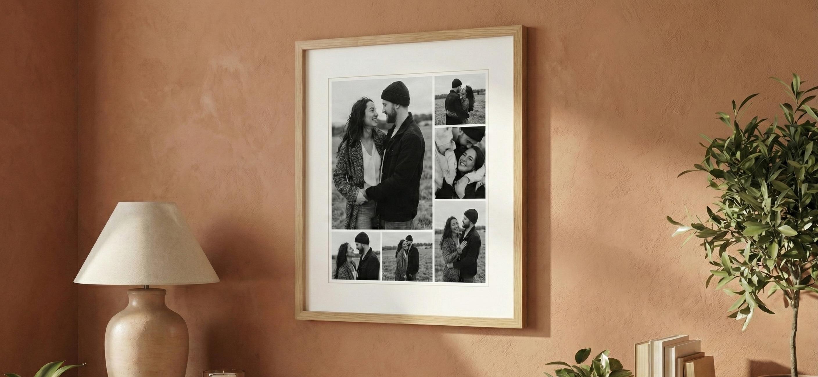 A3 Resimli Ahşap Çerçeve