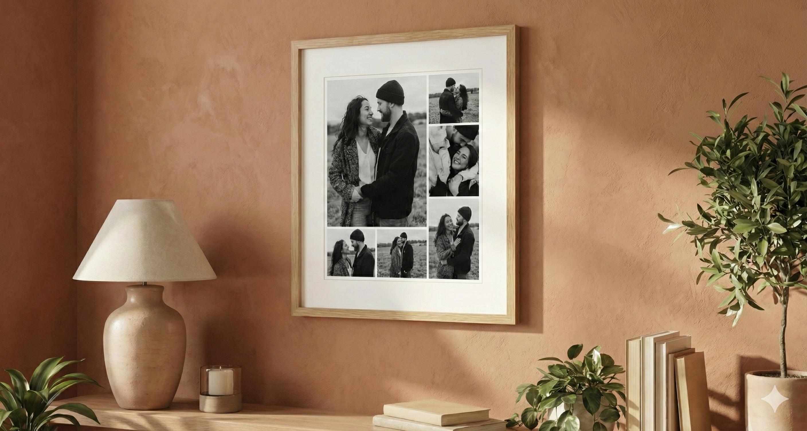 A3 Resimli Ahşap Çerçeve