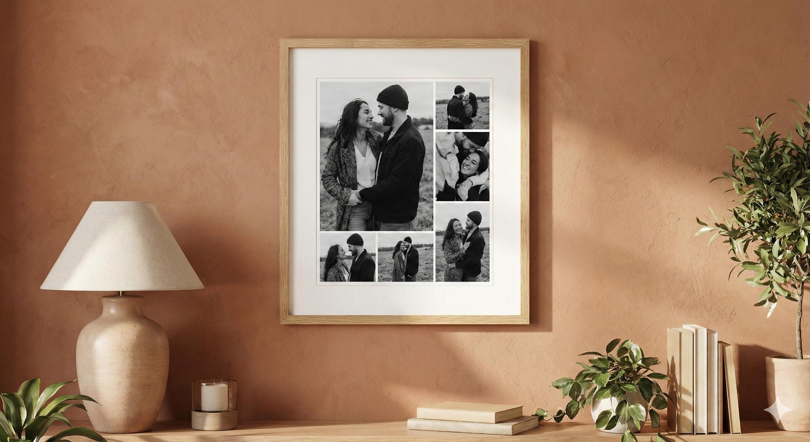 A3 Resimli Ahşap Çerçeve