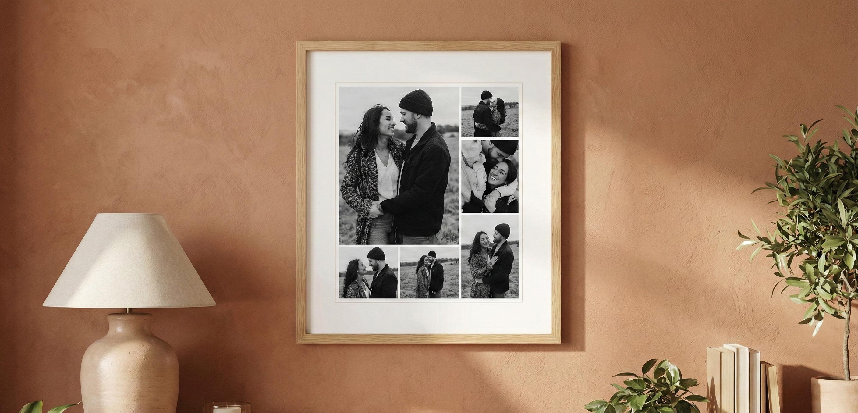 A3 Resimli Ahşap Çerçeve - Forem Atölye